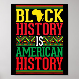 Poster História Negra É História Americana Décimo Negro