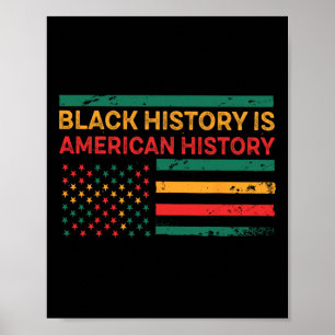 Poster História Negra É História Americana - História Neg