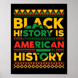 Poster História Negra É História Negra Americana
