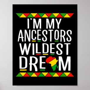 Poster História Negra Eu sou o Sonho Mais Selvagem dos Me