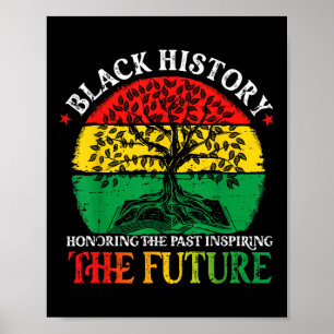 Poster História Negra Honrando o Futuro Africano Inspirad