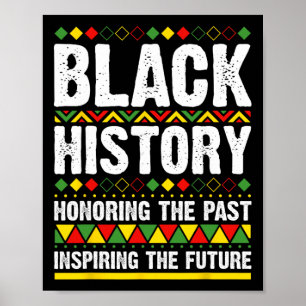Poster História Negra Honrando o Passado Inspirando o Fut