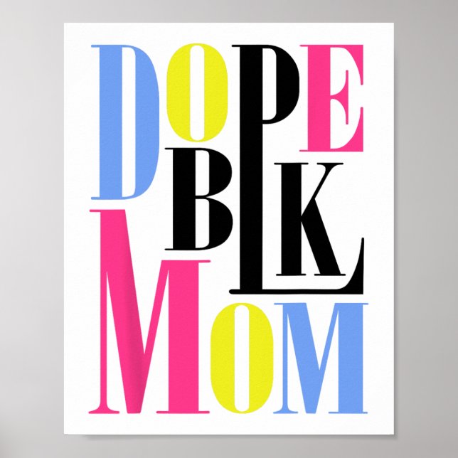 Poster História Negra Mês Dia de as mães Americano Africa (Frente)