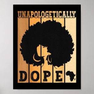 Poster História Negra Mês Indesculpavelmente Preto Para M