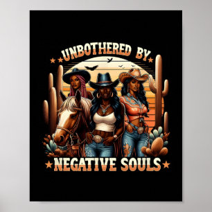 Poster História Negra Não Perturbada Por Almas Negativas