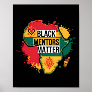 Poster História Negra Problema dos Mentores África Améric