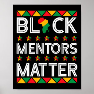 Poster História Negra Problema dos Mentores Africanos