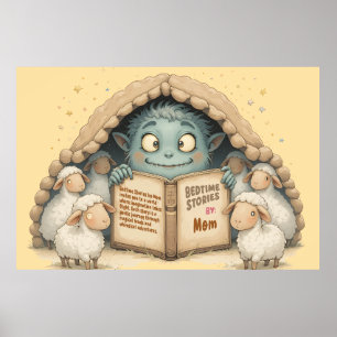 Poster Histórias da Hora de Dormir da Mamãe Cobertor de B