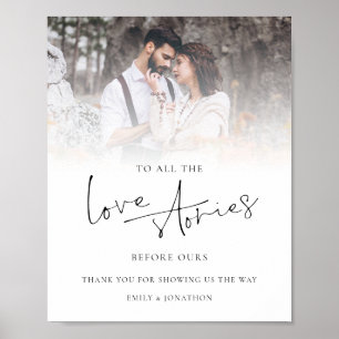 Poster Histórias de Amor Antes da Nossa Placa de Fotograf