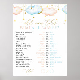 Poster Histórias de Esposas Velhas, Jogo de Revelação de