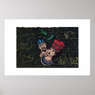 Poster histórias em quadrinhos de colheita de horrores do