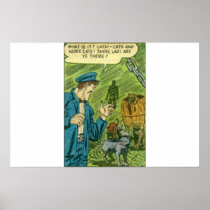 Poster Histórias em quadrinhos de colheita horrorosa   A