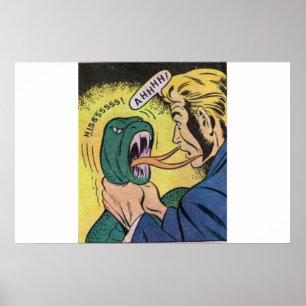 Poster histórias em quadrinhos de colheita horrorosa dos 