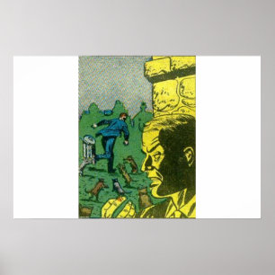 Poster Histórias em quadrinhos de colheita horrorosa   Li