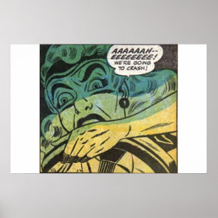 Poster histórias em quadrinhos de colheita horrorosas do