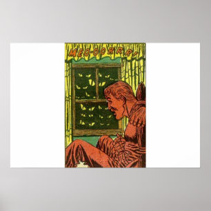 Poster histórias em quadrinhos de colheita horrorosas par