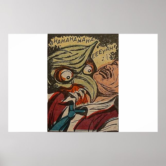 Poster histórias em quadrinhos de horror com idade de Our (Frente)