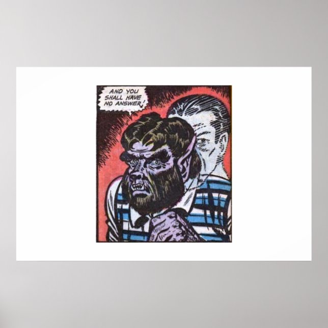 Poster histórias em quadrinhos de horror com idade de Our (Frente)