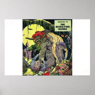 Poster Histórias em quadrinhos de horror de idade do our