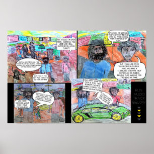 POSTER HISTÓRIAS EM QUADRINHOS NOCKLIST - A CHEGADA