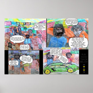 POSTER HISTÓRIAS EM QUADRINHOS NOCKLIST - A CHEGADA