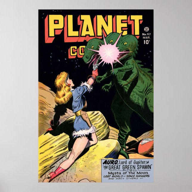 Póster Histórias em quadrinhos planetárias n.o 47 (Frente)