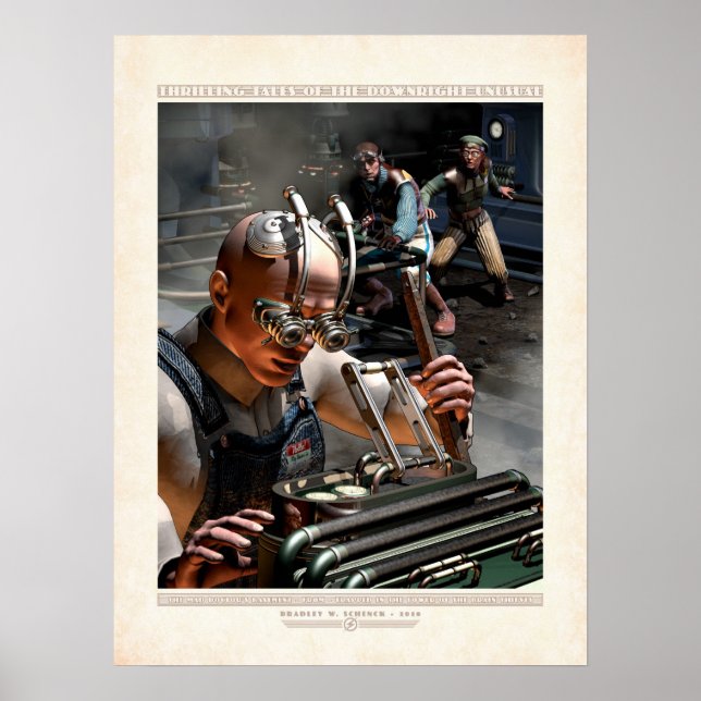 Póster Histórias emocionantes: Cave do Doutor Louco (18x2 (Frente)