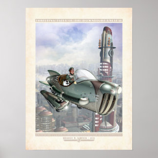 Póster Histórias emocionantes: Gwen em seu Hepmobile (18x