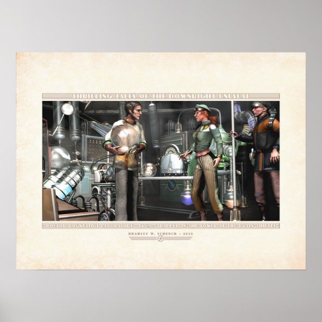 Póster Histórias emocionantes:Laboratório de Rognvald (24 (Frente)