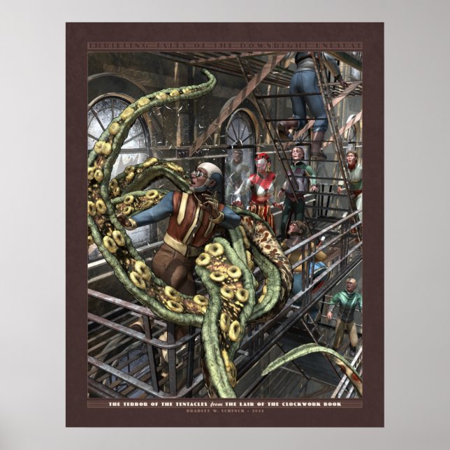 Poster Histórias emocionantes: Terror dos Tentáculos (22x (Frente)