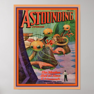 Poster Histórias incríveis de 1936 Sci-Fi