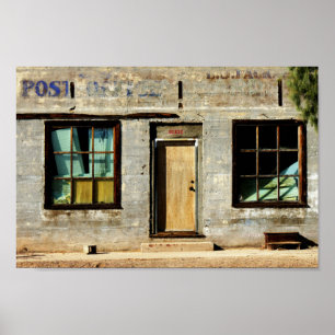 Poster Historic Post Office in Kelso California
