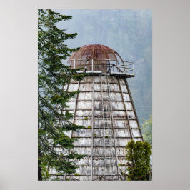 Poster Historical Mill Wigwam Burner perto de Florence, O