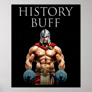 Poster Histórico Buff Roman Centurion