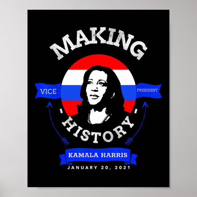 Poster Histórico de Fazeres da Harris Inauguration 2021 (Frente)