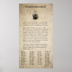 PÓSTER HISTÓRICO MAYFLOWER COMPACT 1620