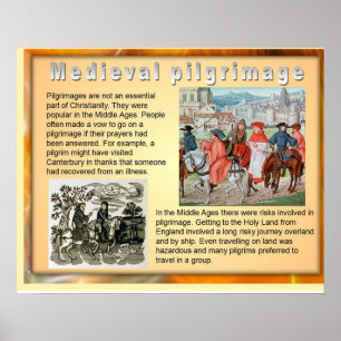 Poster History, Medieval Pilgrimage