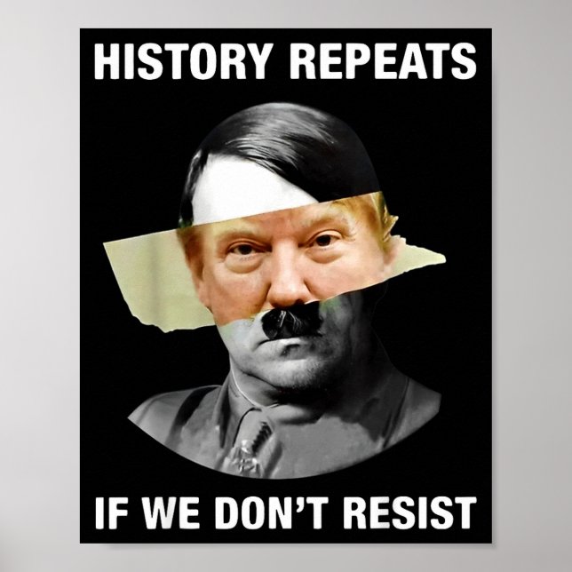 Poster History Repeats If We Don't Resist  (Frente)