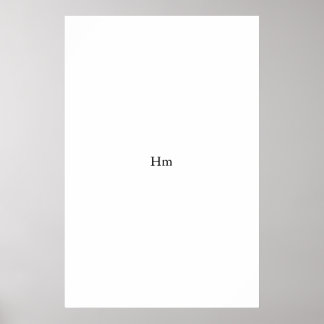 Póster Hm