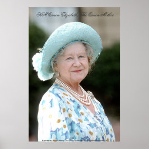 Poster HM Queen Elizabeth, A Rainha Mãe
