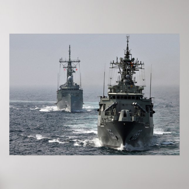 Póster HMAS Sydney HMAS Ballarat (Frente)