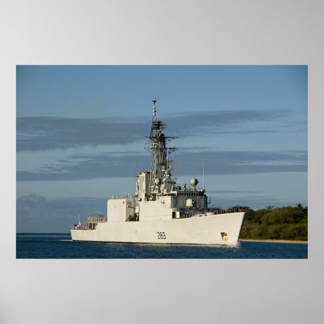 Póster HMCS Algonquin (DDG 283) (Frente)