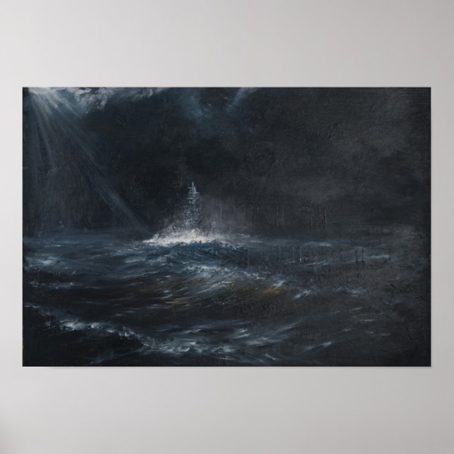 Poster HMS Duque de York 1943 2014 (Frente)