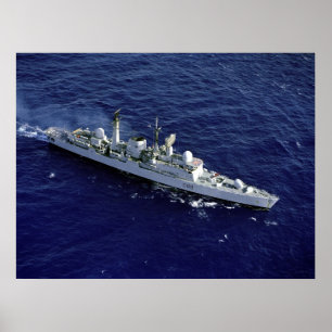 Póster HMS Glasgow (D-88)