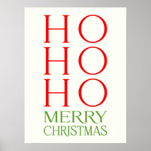 Poster Ho Ho Feliz Natal