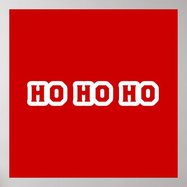 Póster Ho Ho Ho Christmas Cheer (Frente)