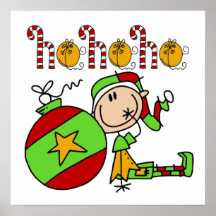 Póster Ho Ho Ho Holiday Elf