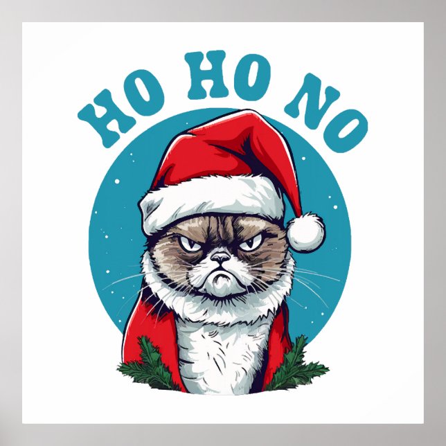 Poster Ho ho no - papais noeis engraçados (Frente)