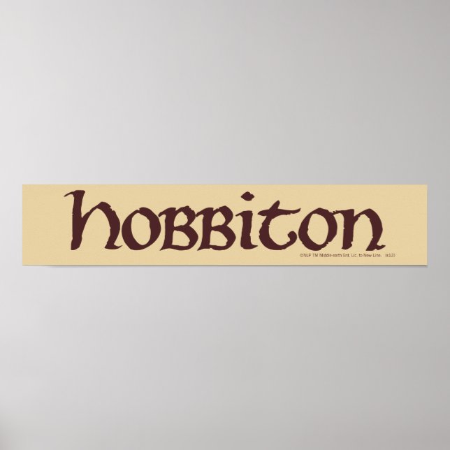 Póster HOBBITON™ Sólido (Frente)