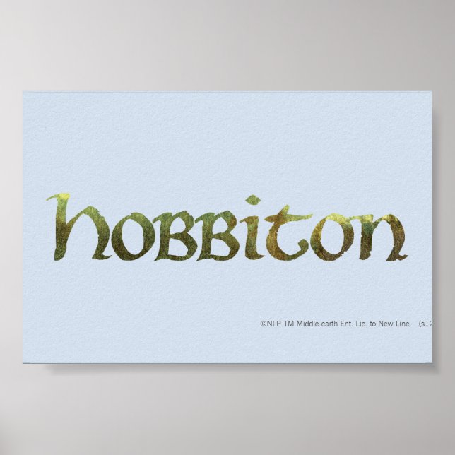 Póster HOBBITON™ Texturizado (Frente)